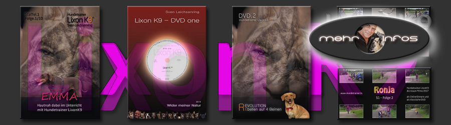 Zum OnlineShop : Hier gibt es exklusiv die Filme und DVDs von Hundetrainer LixonK9 - Sven Leichsenring